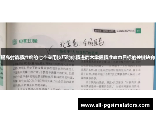 提高射箭精准度的七个实用技巧助你精进箭术掌握精准命中目标的关键诀窍